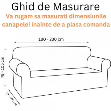 Set huse elastice din catifea pentru canapea 3 locuri + 2 fotolii, cu brate, turquoise, HCCJS-05 - Img 5