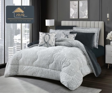 Set Pat 6 Piese Blăniță Artificială & Catifea Alb | Pilota Dublă Reversibilă | Jo-Jo Home