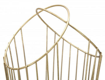 Suport umbrele auriu din metal, 26,5x23x68 cm, Stick Mauro Ferretti - Img 3