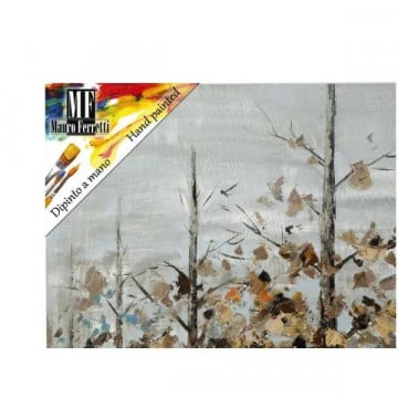 Tablou multicolor din lemn si panza, 120 x 3,7 x 80 cm, Londra Mauro Ferreti - Img 6