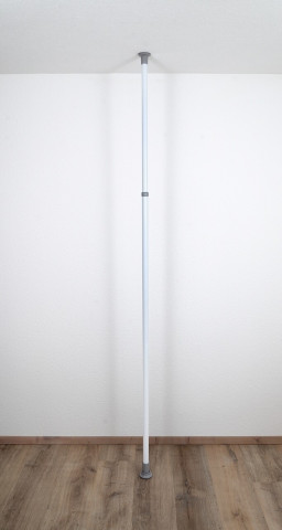 Tija extensibila, Wenko, Herkules, 165-300 cm, inox/plastic/polipropilena - Img 5
