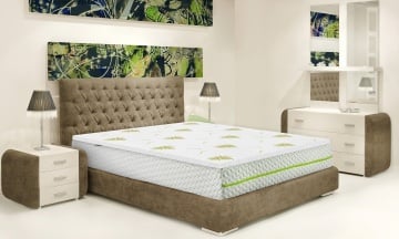 Topper saltea Green Future Aloe Vera Free Air Memory 140x200 cm - Img 6