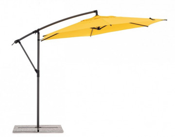 Umbrela de gradina galbena din poliester si metal, ∅ 300 cm, Tropea Bizzotto - Img 4