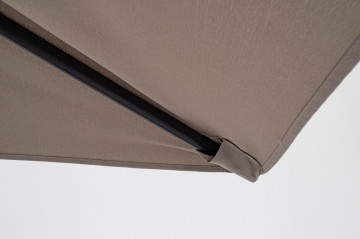 Umbrela de gradina gri taupe din poliester si metal, 300x200 cm, Texas Bizzotto - Img 11