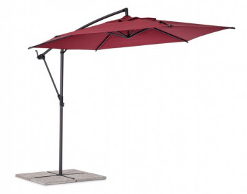 Umbrela de gradina rosu bordo din poliester si metal, ∅ 300 cm, Tropea Bizzotto - Img 1