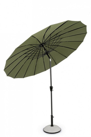 Umbrela de soare, antracit / verde masliniu, diam. 270 cm, Atlanta, Yes - Img 3