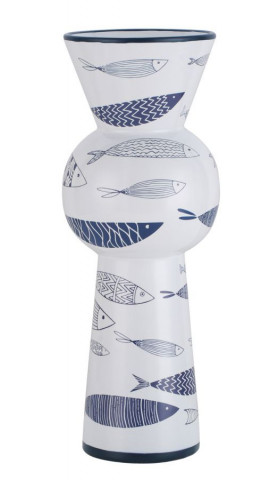 Vaza decorativa din ceramica, ø 14 cm, Fish Tall Mauro Ferreti