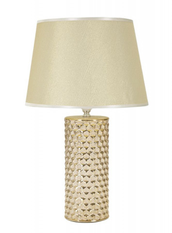 Veioza aurie din ceramica, Soclu E27 Max 40W, ∅ 30 cm, Gold Mauro Ferretti