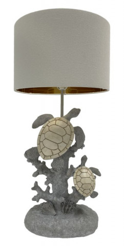 Veioza decorativa din rasina, ø 30,5 cm, soclu E27, Max 40W, Tartarughe Mauro Ferreti