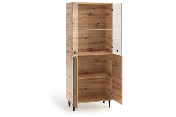 Bufet LIVIA 06 – 80x40x196 cm – Stejar Artisan - Img 5
