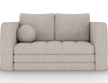 Canapea extensibilă Kastol, bouclé bej, 137x71x74 cm – Royal 18