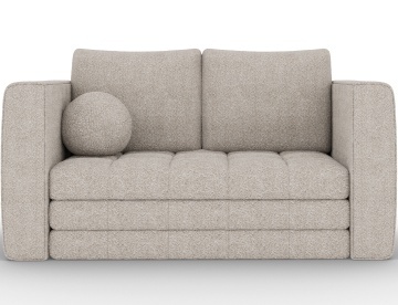 Canapea Kastol , beige bouclé extensibil, 137x71x74 cm – Royal 18