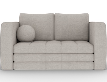 Canapea Kastol , gri chenille extensibil, 137x71x74 cm – Soreli 04 - Img 2