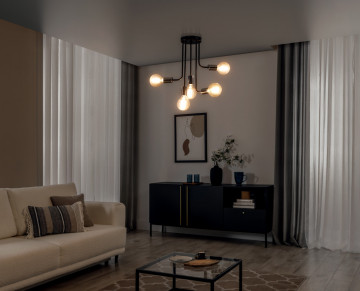 Candelabre Indigeo – Negru – cadru de catalog cu produsul