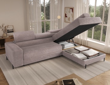 Colțar Colesio extensibil, 274x200x93 cm, orientare dreapta – Modullo 03 – prezentare suplimentară a produsului