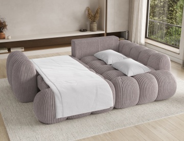 Colțar Cozion extensibil, 267x165x105 cm, orientare dreapta – Modullo 03 - Img 7