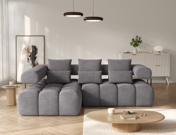 Colțar extensibil electric ELTAP Levvi Stânga 260x184 cm | Funcție pat 110x187 | Design modern premium - Img 8