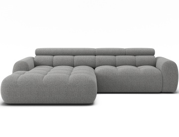 Colțar Geraso ELTAP, extensibil electric, 294×200×98 cm, stânga, Royal 04