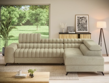 Colțar Kanedo extensibil, 269x204x86 cm, orientare dreapta – Aura 18 – fotografie de prezentare suplimentară