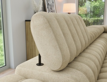 Colțar Kanedo extensibil, 269x204x86 cm, orientare dreapta – Aura 18 – imagine de ansamblu a produsului
