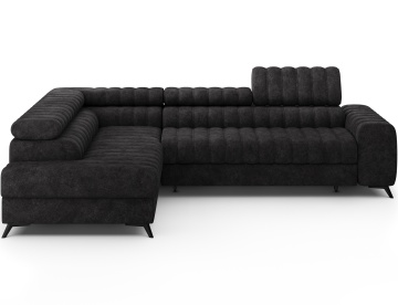 Colțar Kanedo extensibil, 269x204x86 cm, orientare stânga – Aura 06