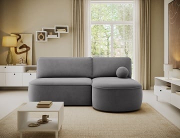 Colțar Livosa extensibil, 220x144x93 cm, orientare dreapta – Poco 04 – cadru suplimentar de prezentare