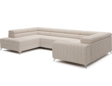 Colțar Louis extensibil, 347x202x92 cm, orientare stânga – Jarell 18 – imagine alternativă de prezentare