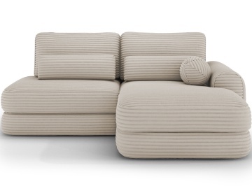 Colțar Ripeli extensibil, 217x175x96 cm, orientare dreapta – Modullo 18