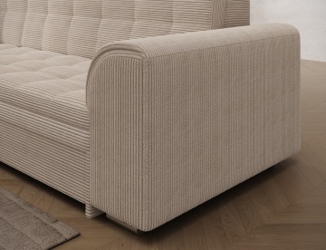 Colțar Sorento extensibil, 296x194x78 cm, orientare stânga – Jarell 18 – prezentare comercială suplimentară