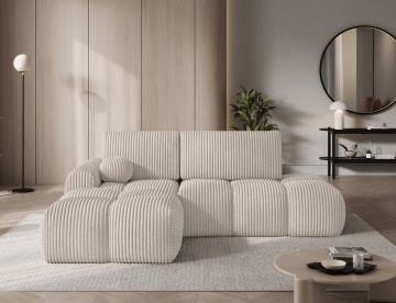 Colțar Vittario extensibil, 227x170x95 cm, orientare stânga – Modullo 01 - Img 3