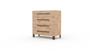 Comoda cu patru sertare, Malen, ADRK Furniture - Img 2