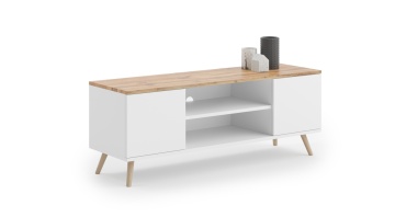 Comodă TV, 155x40x50cm, Petra, ADRK Furniture - Img 3