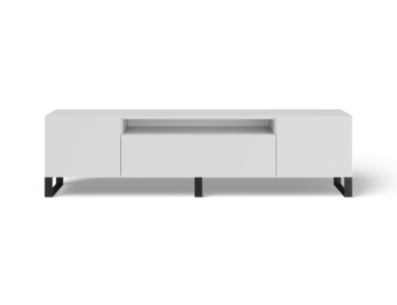 Comodă TV Femur Standing – 200x41x53 cm – Alb