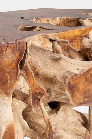 Consola finisaj natural din lemn de Teak, 150x45x80 cm, Lisandra Bizzotto - Img 8