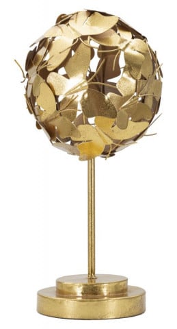 Decoratiune fluturi aurii din metal, ∅ 19,5 cm, Butterfly Mauro Ferretti - Img 1