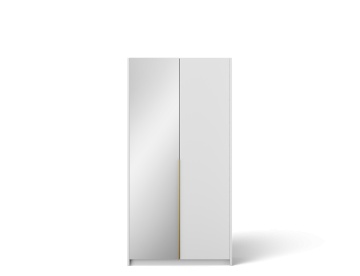 Dulap Alera II Hinged – cu oglindă – 100x58x204 cm – Alb – Alera II Hinged Dulap – Varianta 2