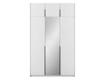 Dulap Alera III with Top – Hinged – cu oglindă – 148x58x250 cm – Alb – Alera III with Top Cabinet – Hinged Dulap – Varianta 1