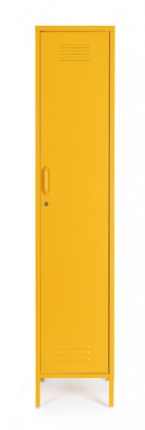 Dulap cu o usa, galben, 46x38x185 cm, Cambridge, Yes - Img 3