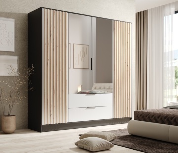 Dulap cu oglinzi, Neri, ADRK Furniture - Img 3