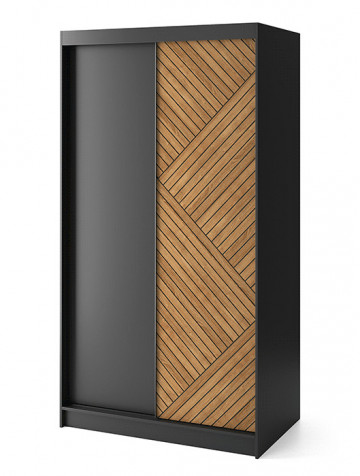 Dulap cu uși glisante Marrphy II, 120x60x220 cm – Lemn – cadru de prezentare secundar