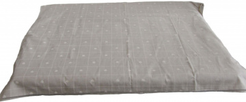 Fata de masa gri din bumbac si poliester, 140 x 140 cm, Nature Mauro Ferreti