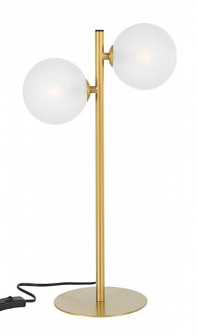 Lampa balls, 2 becuri, soclu G9, max 3W, auriu - Img 1