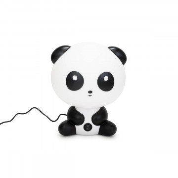 Lampa de veghe pentru copii Cute Pet Panda 1, 1x E14 / 7W / 12V, alb / negru, Kelektron - Img 5