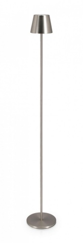 Lampadar LED, argintie, inaltime 115 cm, Etna, Bizzotto - Img 1