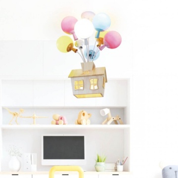 Lustră Up multicolor pentru camera copiilor, max. 40 W, 9 socluri E27, protecție IP20, SKU 20 3 06 000 00 0029A