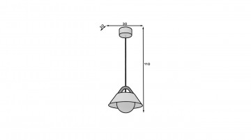 Lustre suspendate Almitara – Alb – cadru vizual suplimentar al produsului