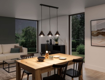 Lustre suspendate Detmer – Negru - Img 7
