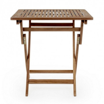 Masa pentru gradina maro din lemn de Acacia, 70 cm, Noemi Bizzotto - Img 3