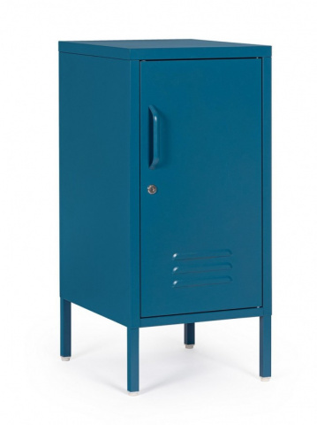 Noptiera cu usa, albastra, 40x35x76 cm, Cambridge, Yes - Img 1