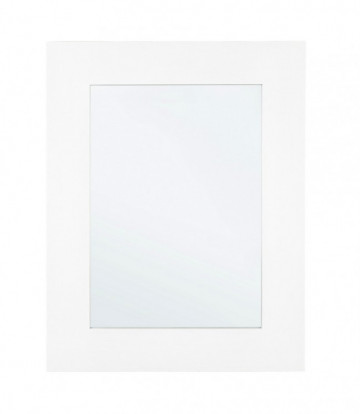 Oglindă dreptunghiulara cu rama alba, 72x92, Tiziano Yes - Img 1